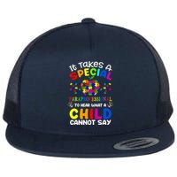 Special Paraprofessional Autism Awareness Flat Bill Trucker Hat