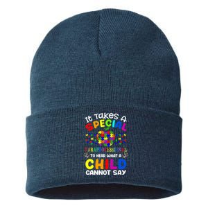 Special Paraprofessional Autism Awareness Sustainable Knit Beanie