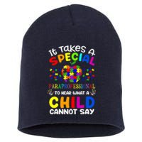 Special Paraprofessional Autism Awareness Short Acrylic Beanie