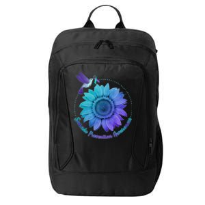 Suicide Prevention Awareness Hummingbird Flower City Backpack