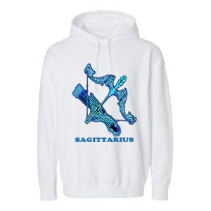 Sagittarius Personality Astrology Zodiac Sign Horoscope Cool Gift Garment-Dyed Fleece Hoodie