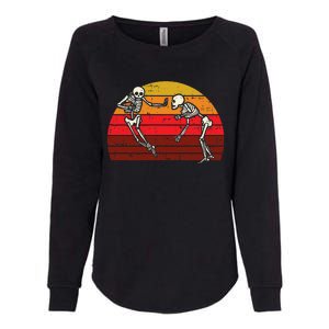 Skeleton Playin American Football Rugby Halloween Sport Womens California Wash Sweatshirt