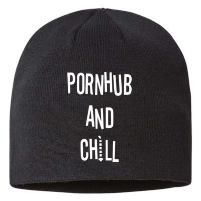 Spreadshirt Pornhub And Chill Sustainable Beanie