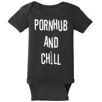 Spreadshirt Pornhub And Chill Baby Bodysuit