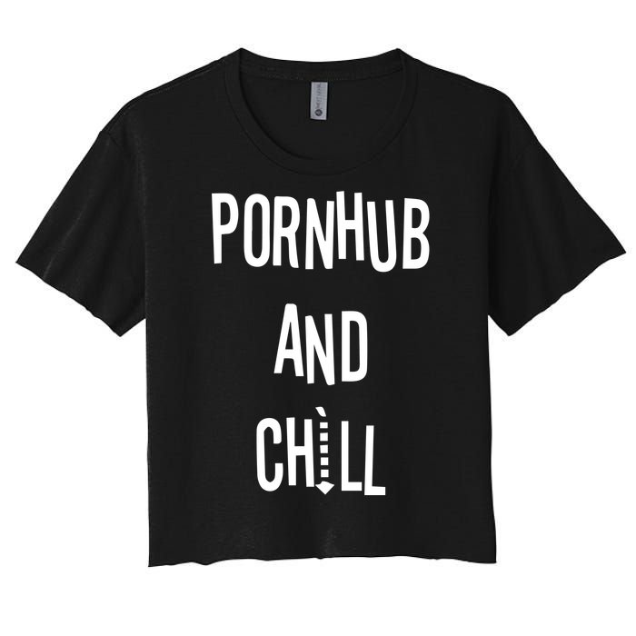 Spreadshirt Pornhub And Chill Women's Crop Top Tee