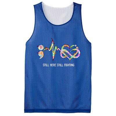 Suicide Prevention Awareness Gift Mesh Reversible Basketball Jersey Tank