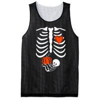 Skeleton Pregnancy Announcement XRay Halloween Costume Mesh Reversible Basketball Jersey Tank