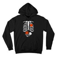 Skeleton Pregnancy Announcement XRay Halloween Costume Tall Hoodie