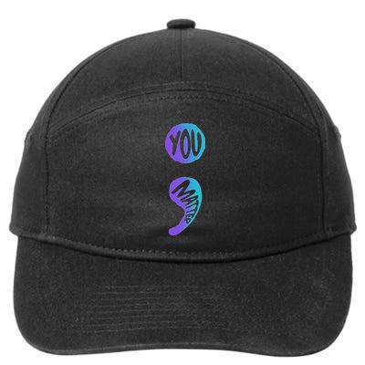 Suicide Prevention Awareness Week 7-Panel Snapback Hat