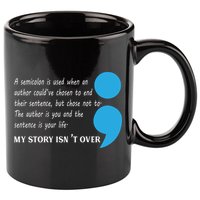 Suicide Prevention And Depression Awareness 11oz C Handle Ceramic Mug
