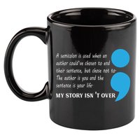Suicide Prevention And Depression Awareness 11oz C Handle Ceramic Mug