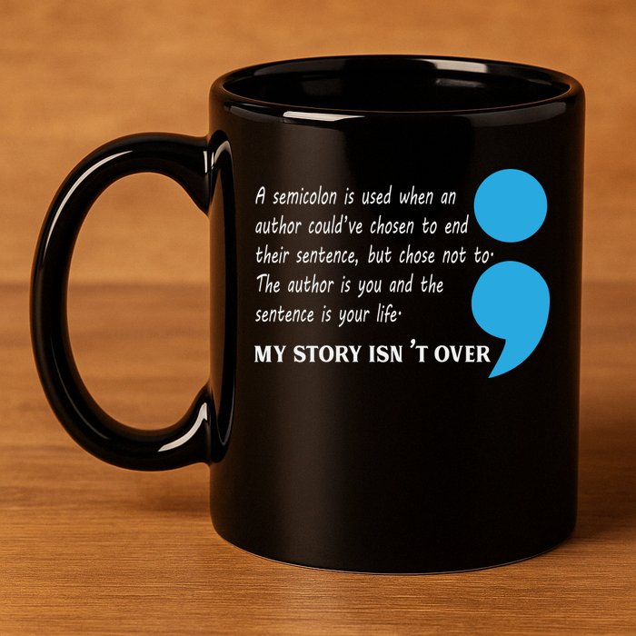 Suicide Prevention And Depression Awareness 11oz C Handle Ceramic Mug