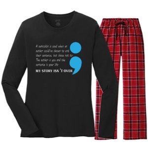 Suicide Prevention And Depression Awareness Women's Long Sleeve Flannel Pajama Set 