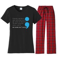 Suicide Prevention And Depression Awareness Women's Flannel Pajama Set