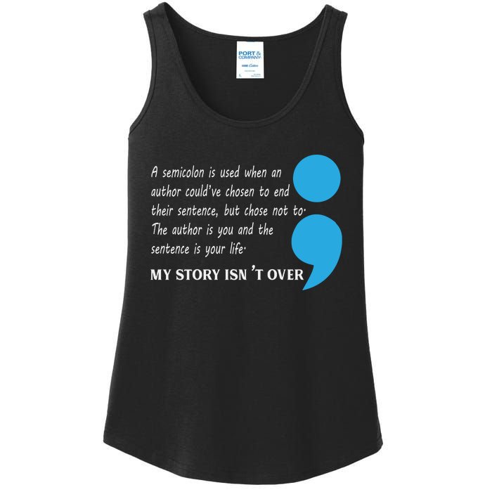 Suicide Prevention And Depression Awareness Ladies Essential Tank