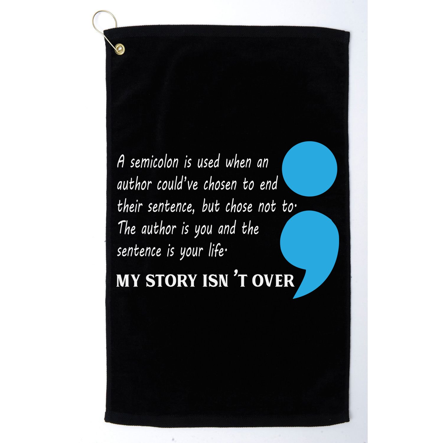 Suicide Prevention And Depression Awareness Golf Towel