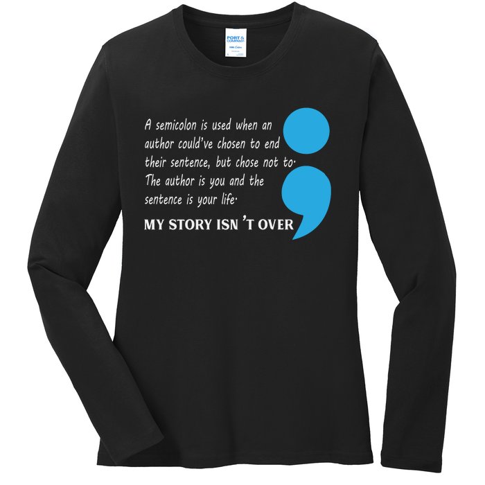 Suicide Prevention And Depression Awareness Ladies Long Sleeve Shirt