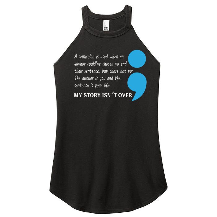 Suicide Prevention And Depression Awareness Women's Perfect Tri Rocker Tank