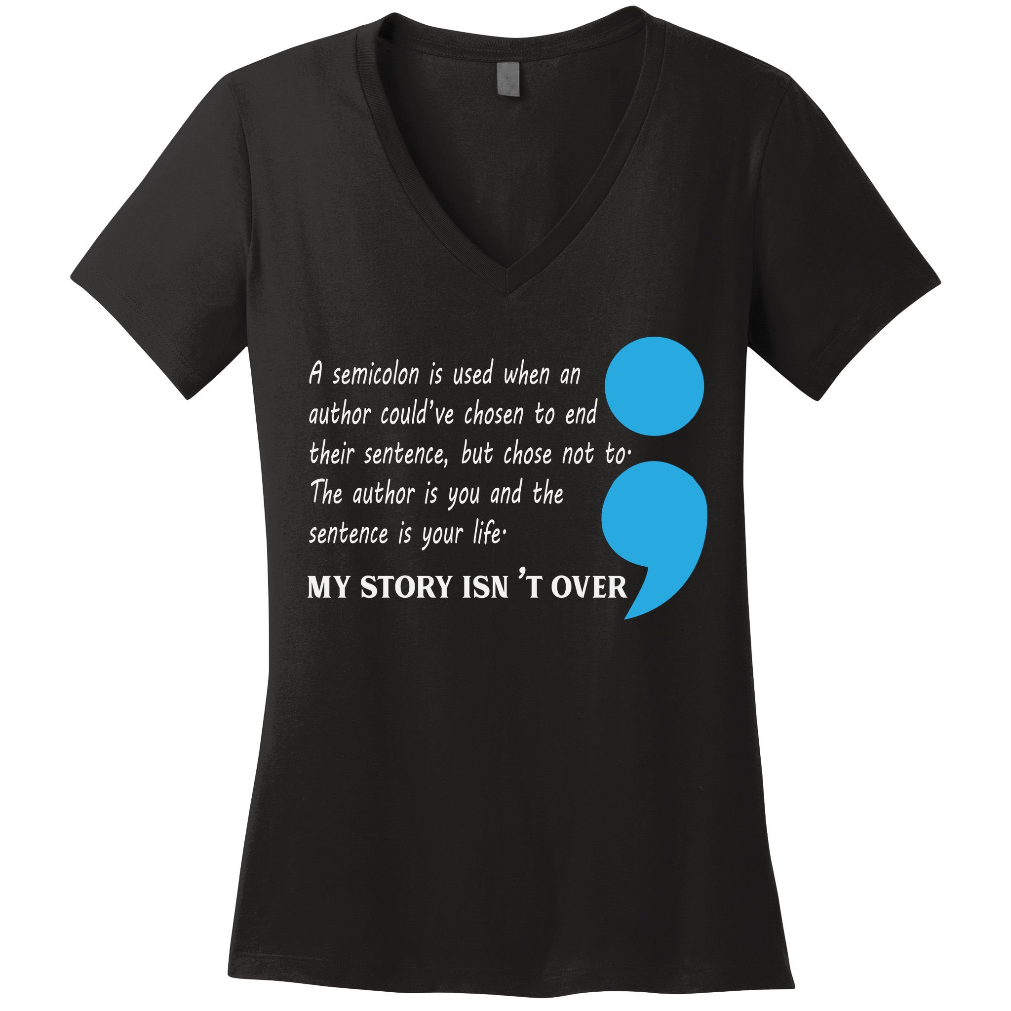 Suicide Prevention And Depression Awareness Women's V-Neck T-Shirt