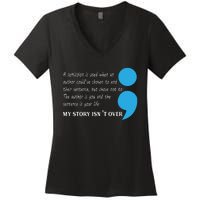 Suicide Prevention And Depression Awareness Women's V-Neck T-Shirt