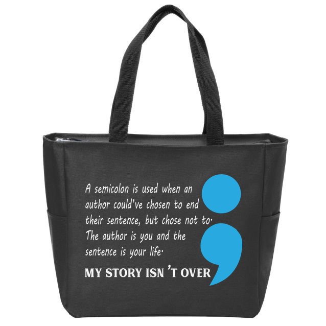 Suicide Prevention And Depression Awareness Zip Tote Bag