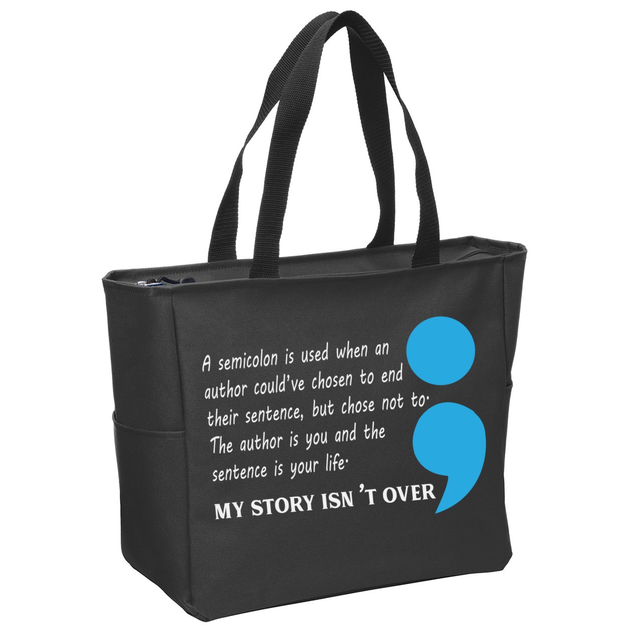 Suicide Prevention And Depression Awareness Zip Tote Bag