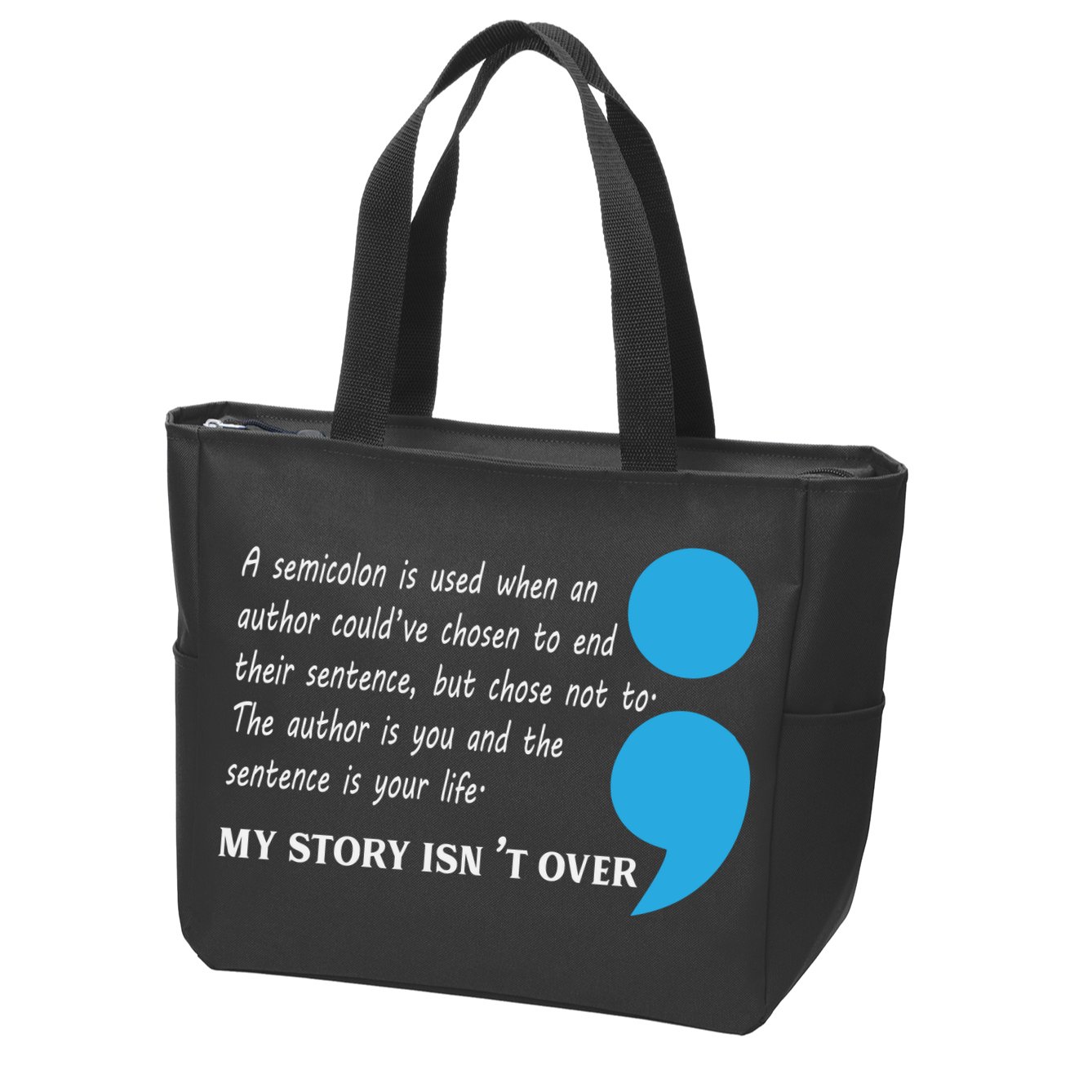 Suicide Prevention And Depression Awareness Zip Tote Bag