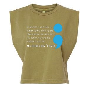 Suicide Prevention And Depression Awareness Garment-Dyed Women's Muscle Tee