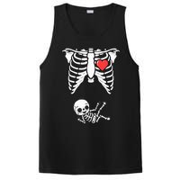 Skeleton Pregnancy Announcement XRay Halloween Costume PosiCharge Competitor Tank