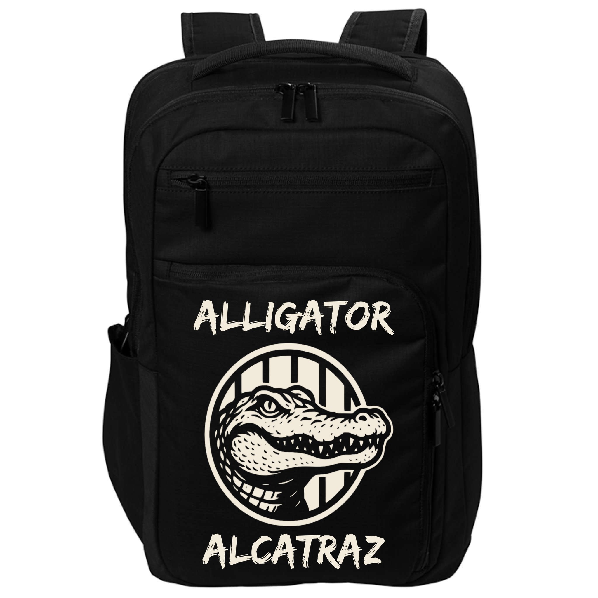 Swamp Prison Alcatraz Alligator Bayou Concept Impact Tech Backpack