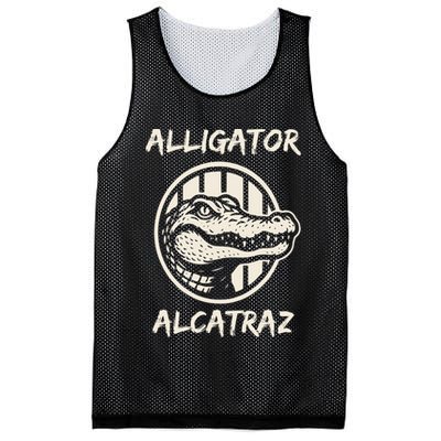 Swamp Prison Alcatraz Alligator Bayou Concept Mesh Reversible Basketball Jersey Tank
