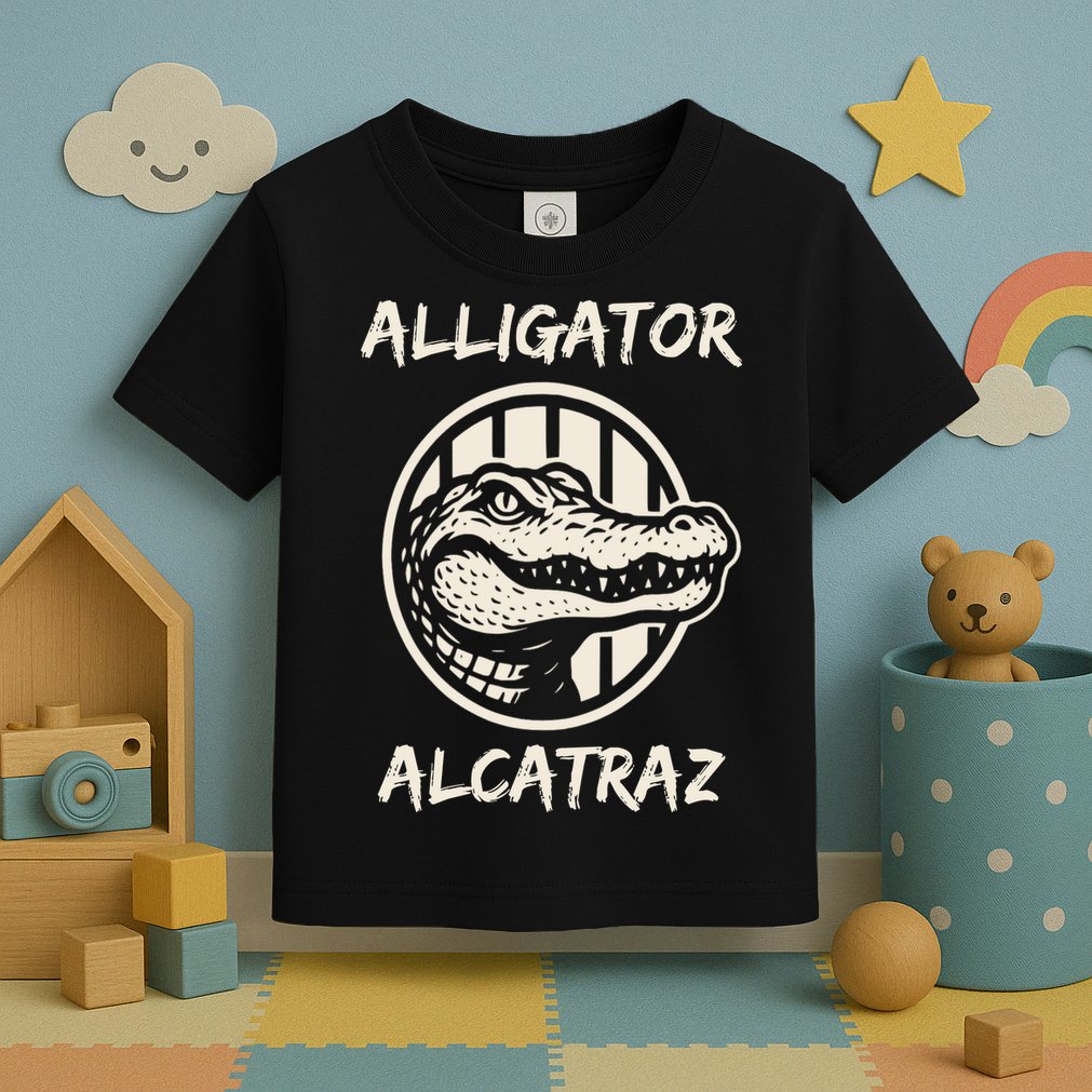Swamp Prison Alcatraz Alligator Bayou Concept Toddler T-Shirt