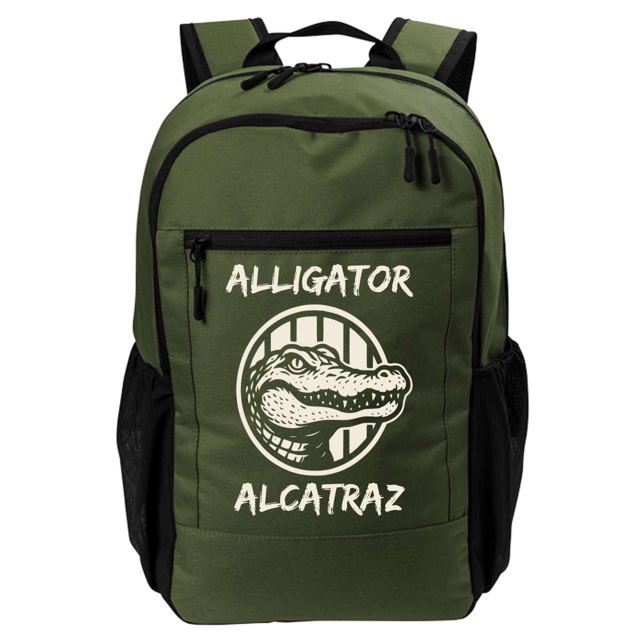 Swamp Prison Alcatraz Alligator Bayou Concept Backpack