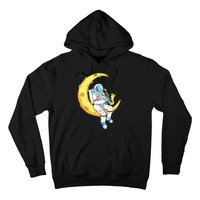 Saxophone Player Astronaut Saxophonist Moon Jazz Musician Hoodie