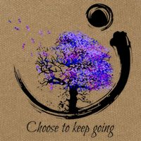 Suicide Prevention Awareness Choose To Keep Going Cotton Canvas Backpack
