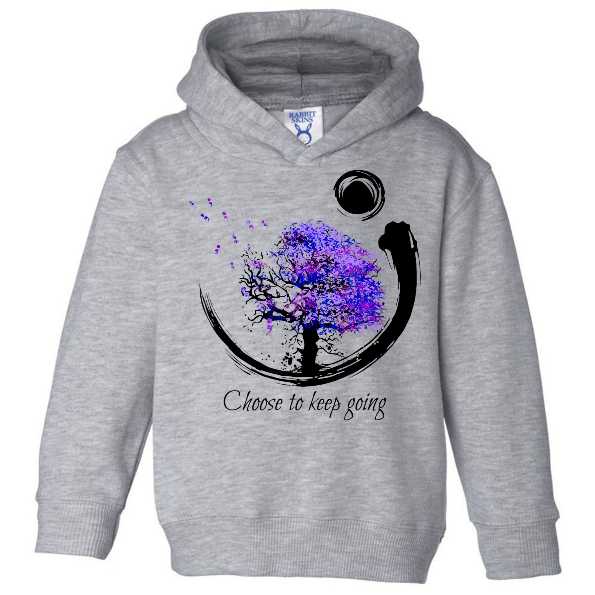 Suicide Prevention Awareness Choose To Keep Going Toddler Hoodie