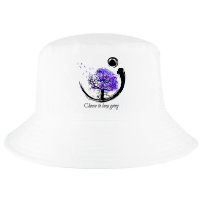 Suicide Prevention Awareness Choose To Keep Going Cool Comfort Performance Bucket Hat