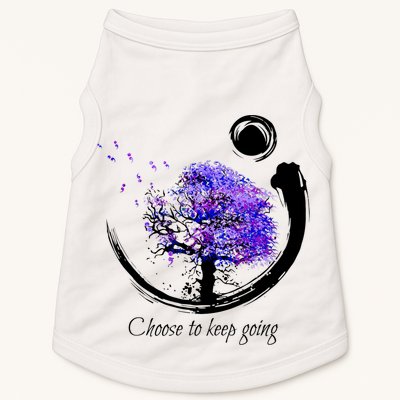Suicide Prevention Awareness Choose To Keep Going Doggie Tank