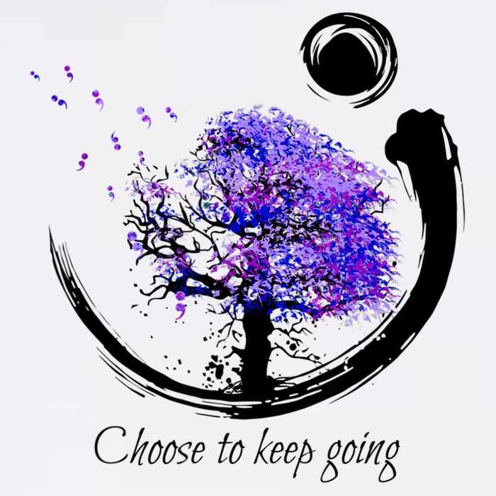 Suicide Prevention Awareness Choose To Keep Going Cooling Performance Crew T-Shirt