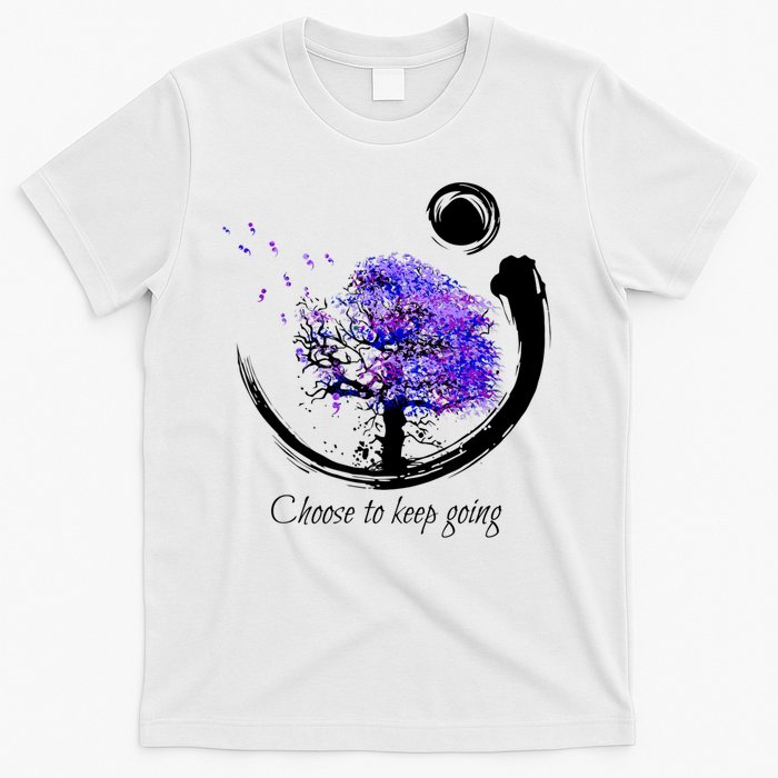 Suicide Prevention Awareness Choose To Keep Going T-Shirt