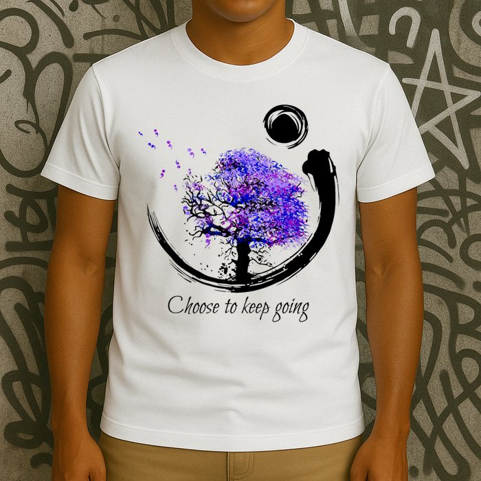 Suicide Prevention Awareness Choose To Keep Going T-Shirt