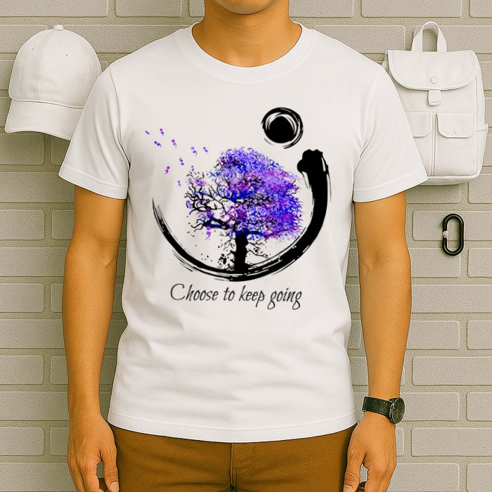 Suicide Prevention Awareness Choose To Keep Going T-Shirt