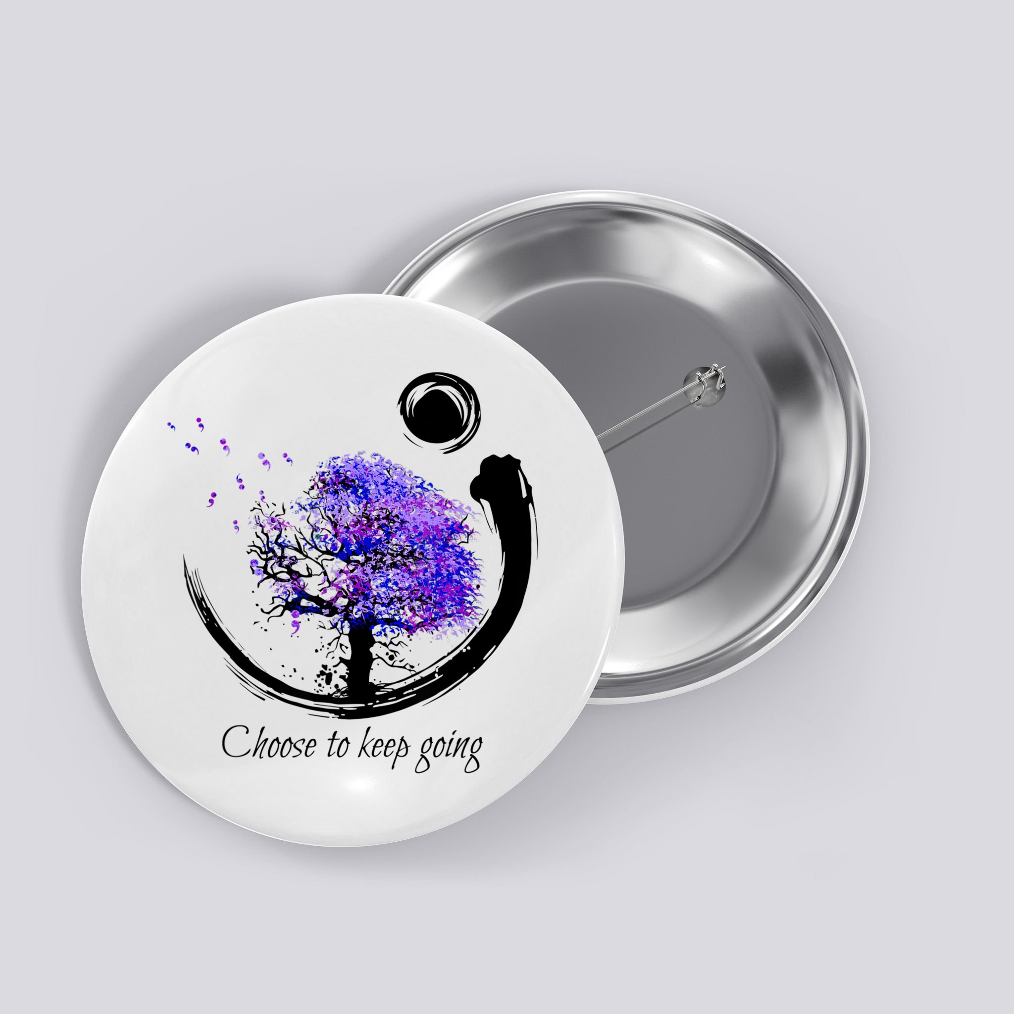 Suicide Prevention Awareness Choose To Keep Going Button