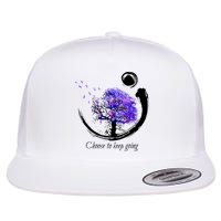 Suicide Prevention Awareness Choose To Keep Going Flat Bill Trucker Hat