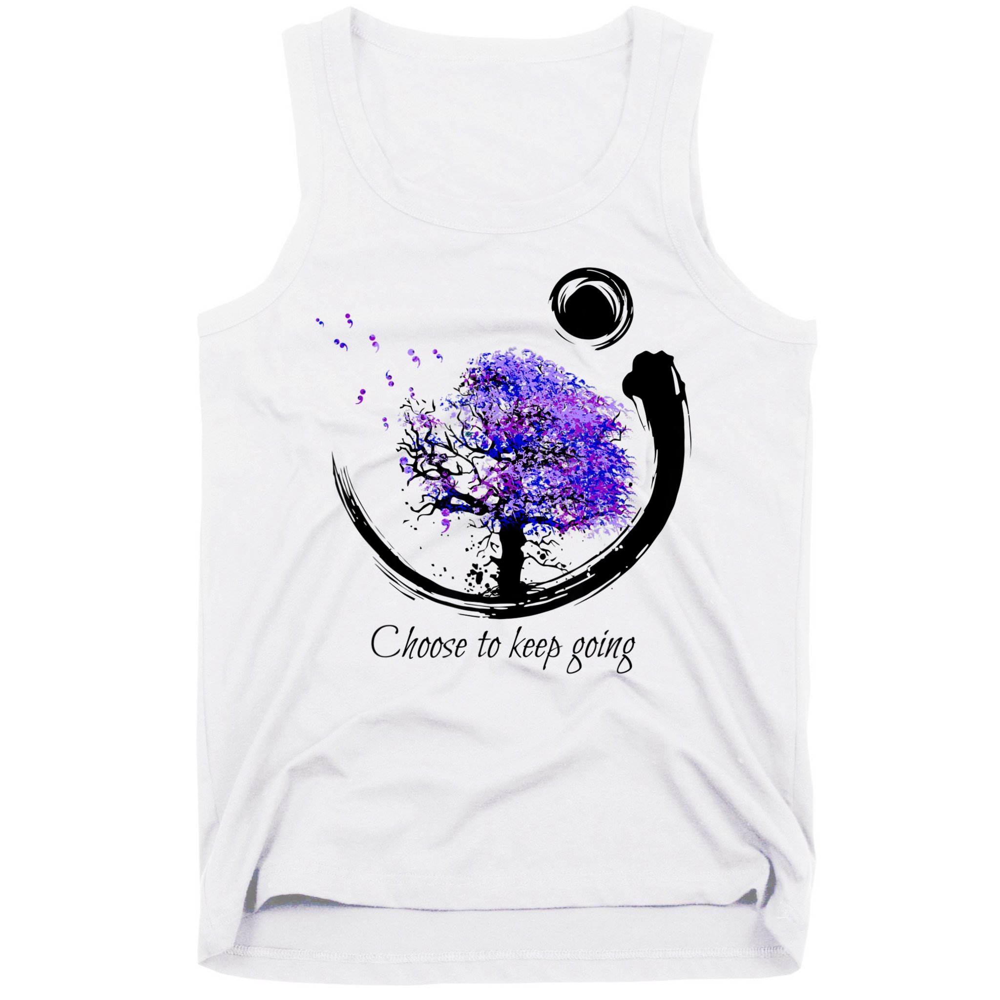 Suicide Prevention Awareness Choose To Keep Going Tank Top