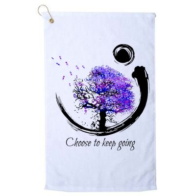 Suicide Prevention Awareness Choose To Keep Going Golf Towel
