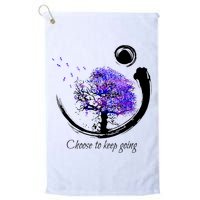 Suicide Prevention Awareness Choose To Keep Going Golf Towel
