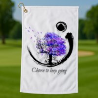 Suicide Prevention Awareness Choose To Keep Going Golf Towel