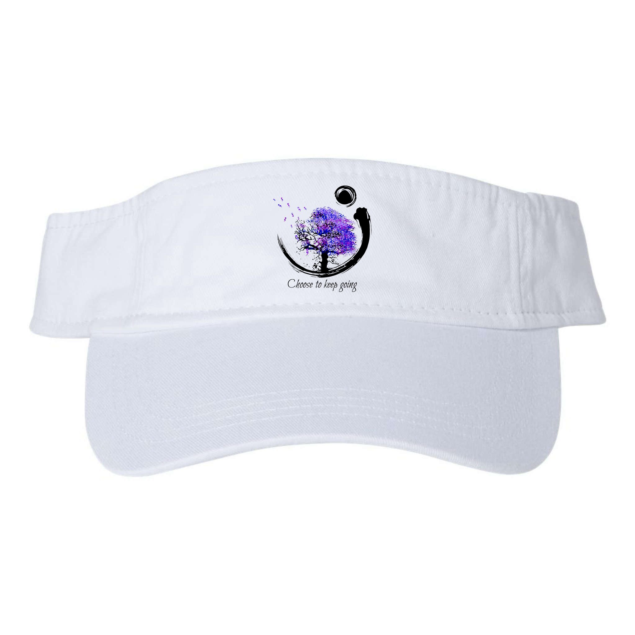 Suicide Prevention Awareness Choose To Keep Going Visor