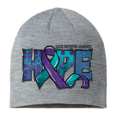 Suicide Prevention Awareness Warrior Hope Ribbon You Matter Sustainable Beanie